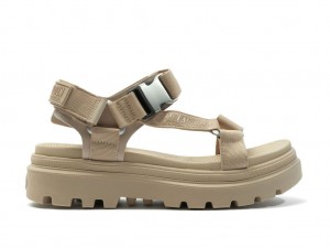 Palladium Pallacruise Strap Sandali Donna Beige Marroni | QNCGL-8096