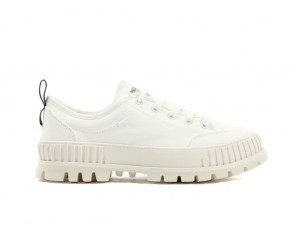 Palladium Pallashock Lo Organic 2 Sneakers Donna Bianche | JDEBP-0371