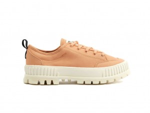 Palladium Pallashock Lo Organic 2 Sneakers Bambino Sandstone | EVIAH-5438