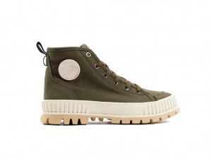 Palladium Pallashock Organic 2 Sneakers Uomo Verde Oliva | AOKIP-5370