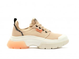 Palladium Pallawave Lo Metro Sneakers Donna Beige | WLAUV-7193