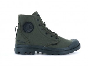 Palladium Pampa Hi Htg Supply Stivali Bambino Verde Oliva | JCHYN-4127