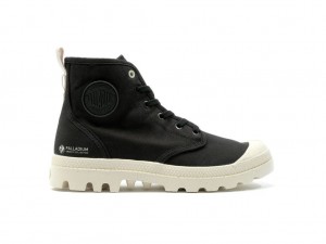 Palladium Pampa Hi Zip Organic Stivali Uomo Nere | FQWSE-7584